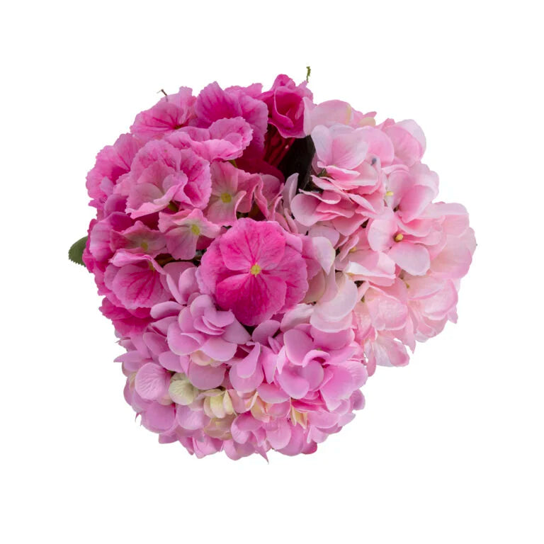 Pembe Ortanca Aranjmanı – Bleu Blanc Vazoda